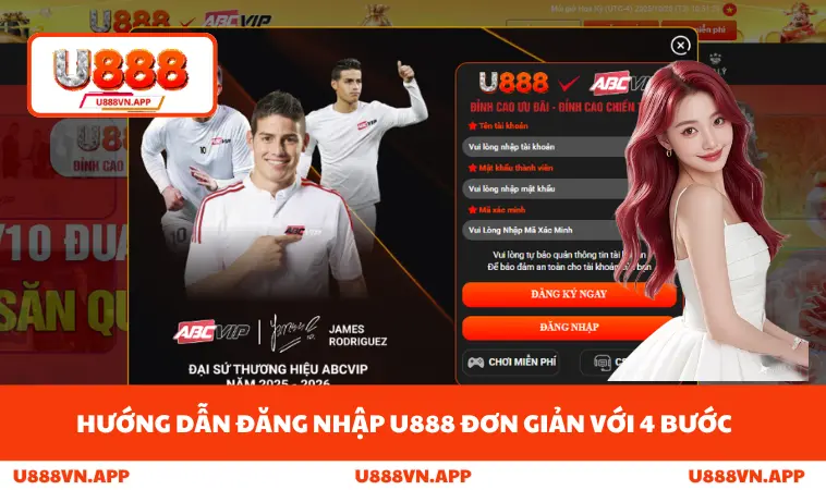 Đăng Nhập U888 1 Hướng dẫn đăng nhập U888 đơn giản với 4 bước