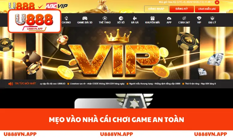 Mẹo vào nhà cái chơi game an toàn