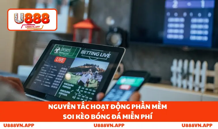 Nguyên tắc hoạt động phần mềm soi kèo bóng đá miễn phí