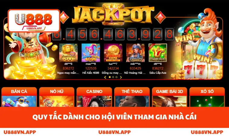 Quy tắc dành cho hội viên tham gia nhà cái