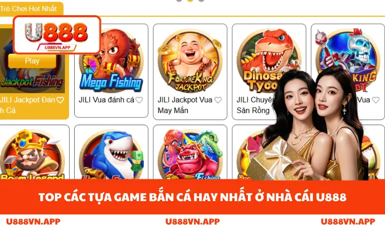 Top các tựa game bắn cá hay nhất ở nhà cái U888