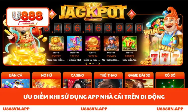 Ưu điểm khi sử dụng app nhà cái trên di động